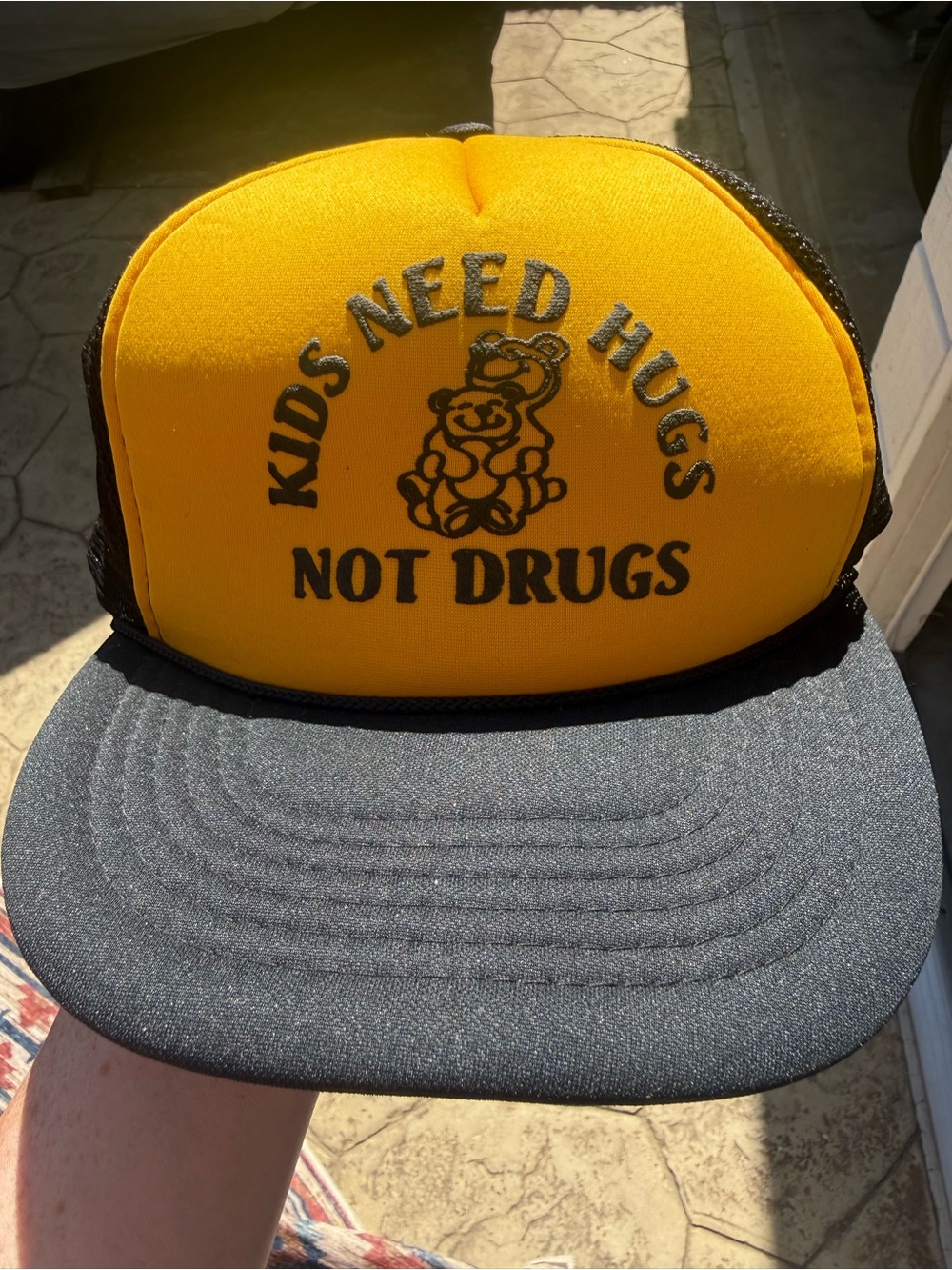 Kids Need Hugs Not Drugs Trucker Hat